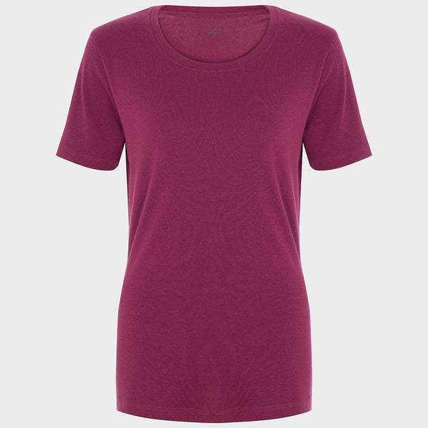 Ladies Amaranth Crew Neck T-Shirt from You Know Who's