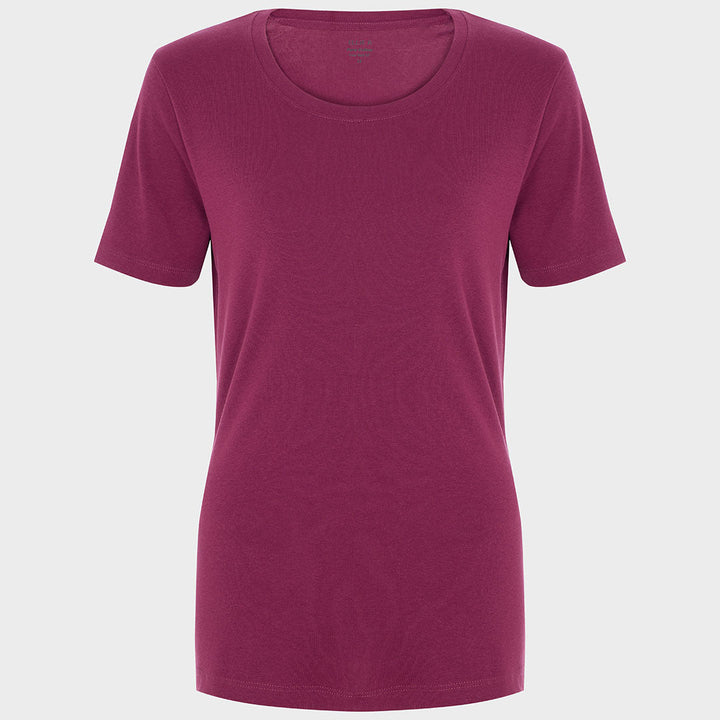 Ladies Amaranth Crew Neck T-Shirt from You Know Who's