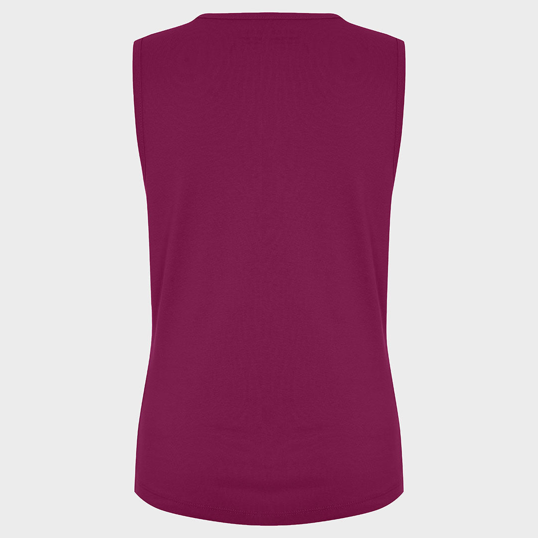Ladies Amaranth Crew Neck Vest from You Know Who's