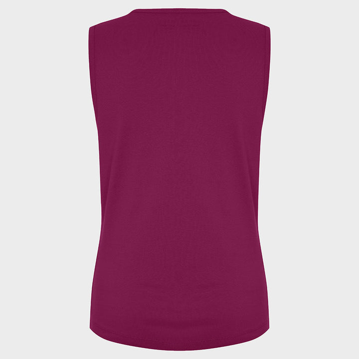 Ladies Amaranth Crew Neck Vest from You Know Who's