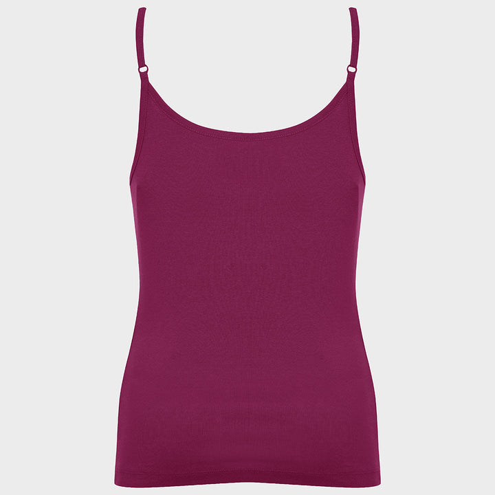 Ladies Amaranth Strappy Vest from You Know Who's