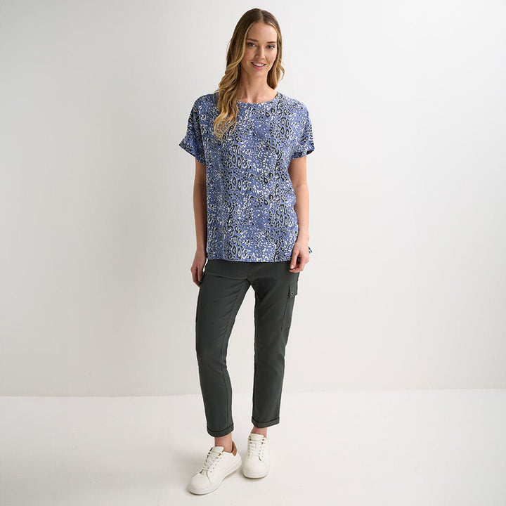 Ladies Animal Drop Shoulder Top from You Know Who's