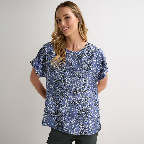 Ladies Animal Drop Shoulder Top from You Know Who's
