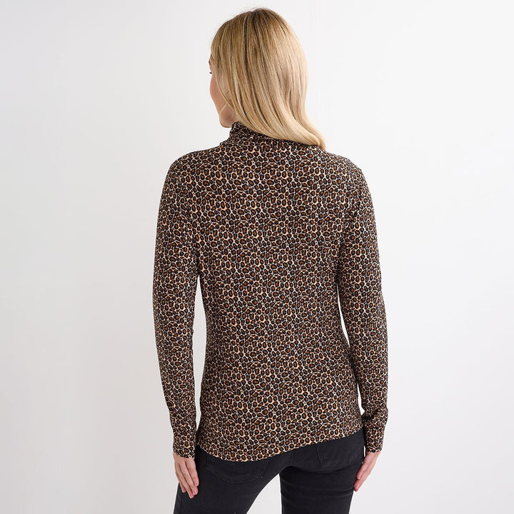 Ladies Animal Multi Soft Touch Roll Neck from You Know Who's