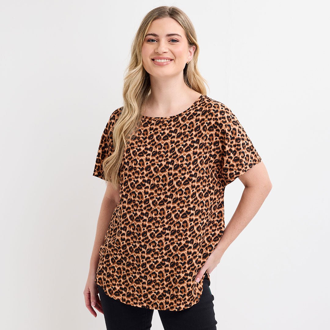 Ladies Animal Printed Viscose Top from You Know Who's