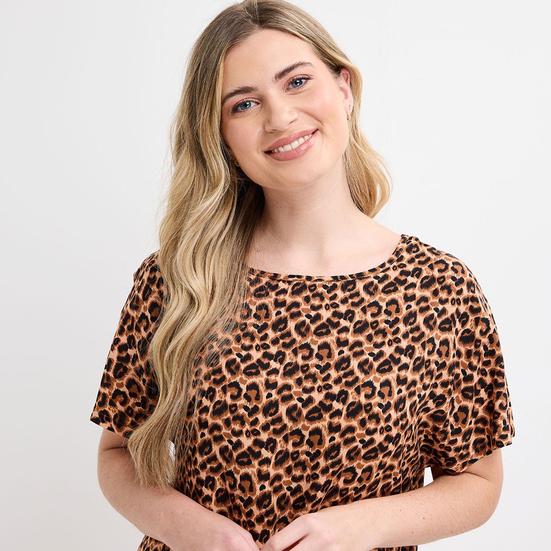 Ladies Animal Printed Viscose Top from You Know Who's