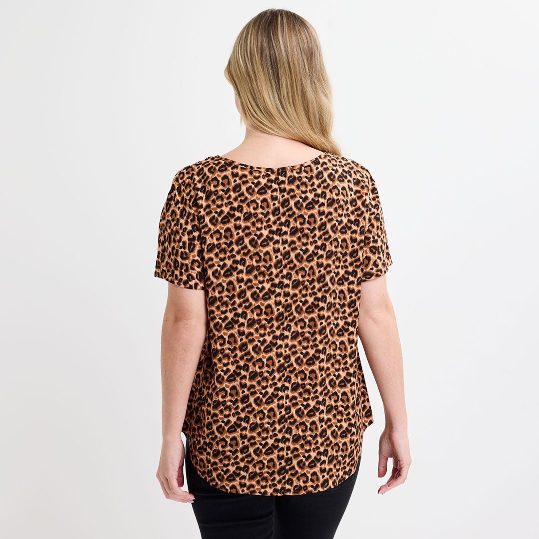 Ladies Animal Printed Viscose Top from You Know Who's