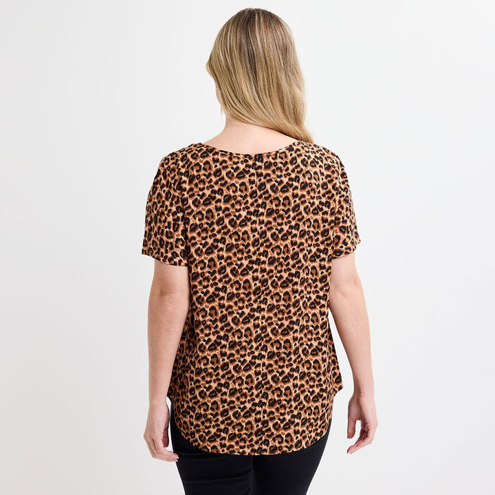 Ladies Animal Printed Viscose Top from You Know Who's