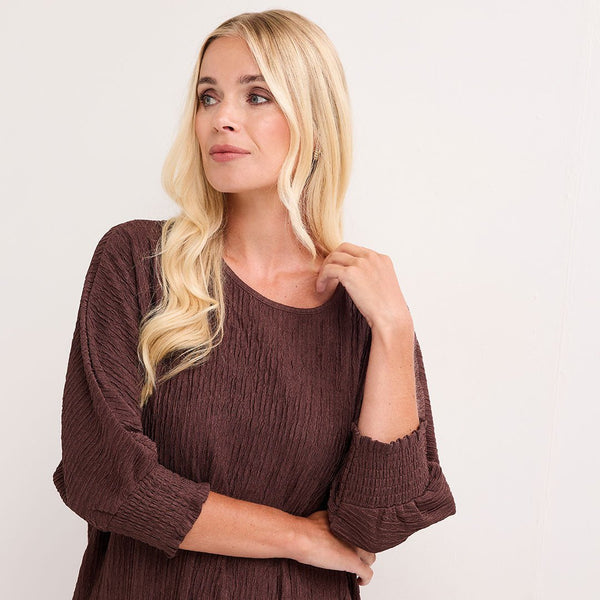 Ladies Batwing Ruched Top from You Know Who's