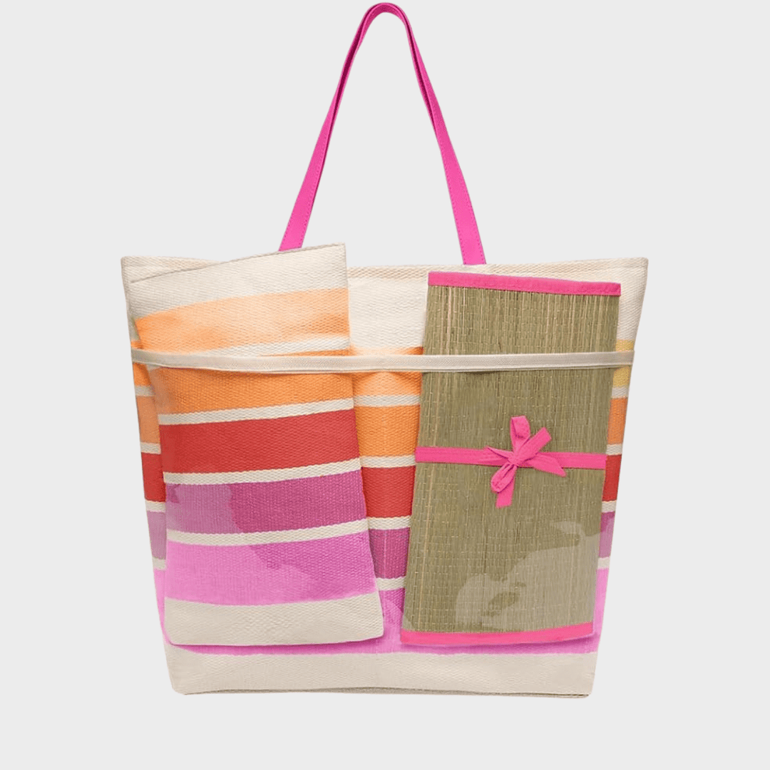 Ladies Beach Bag with Mat and Pillow from You Know Who's