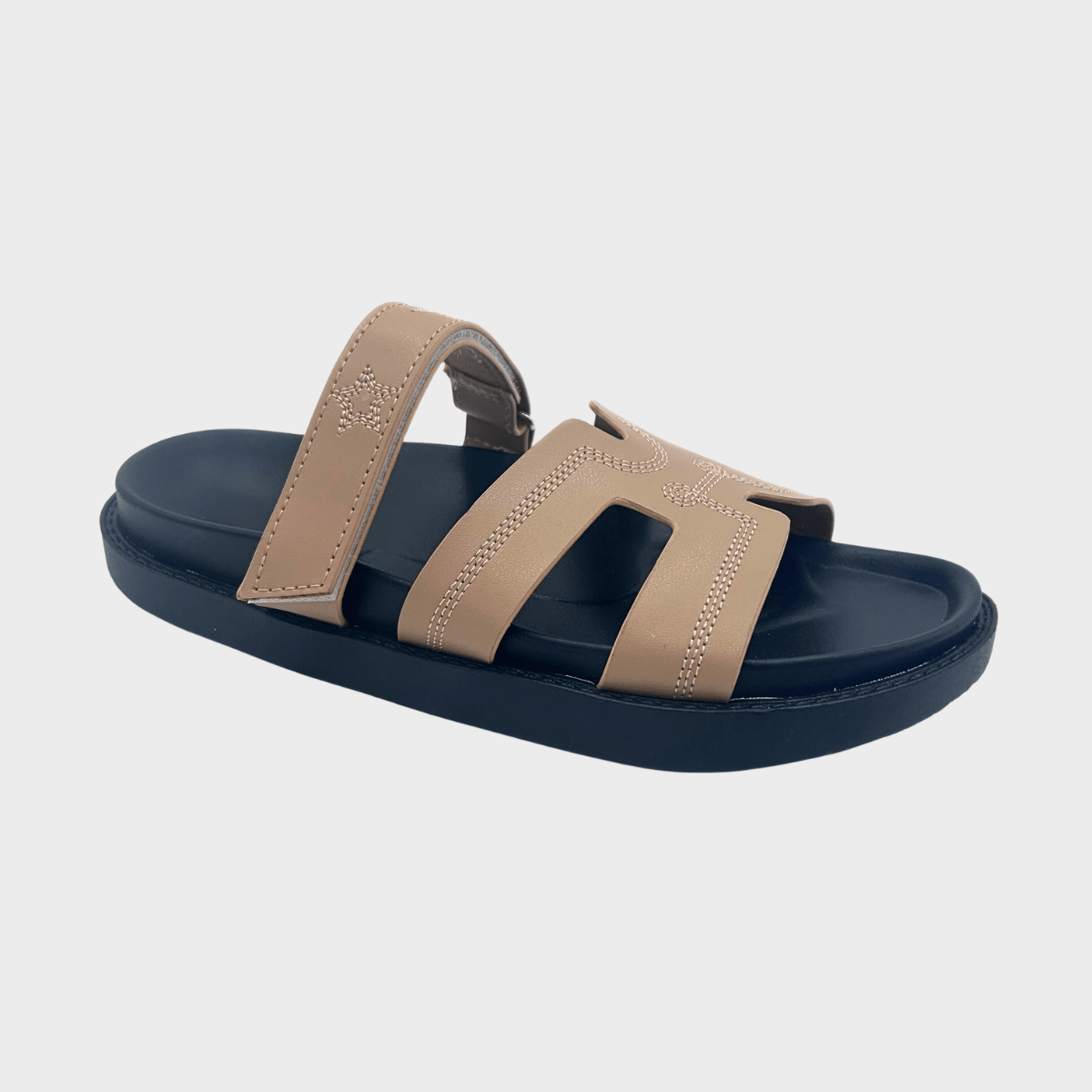 Ladies Beige Western Embellished Slider from You Know Who's