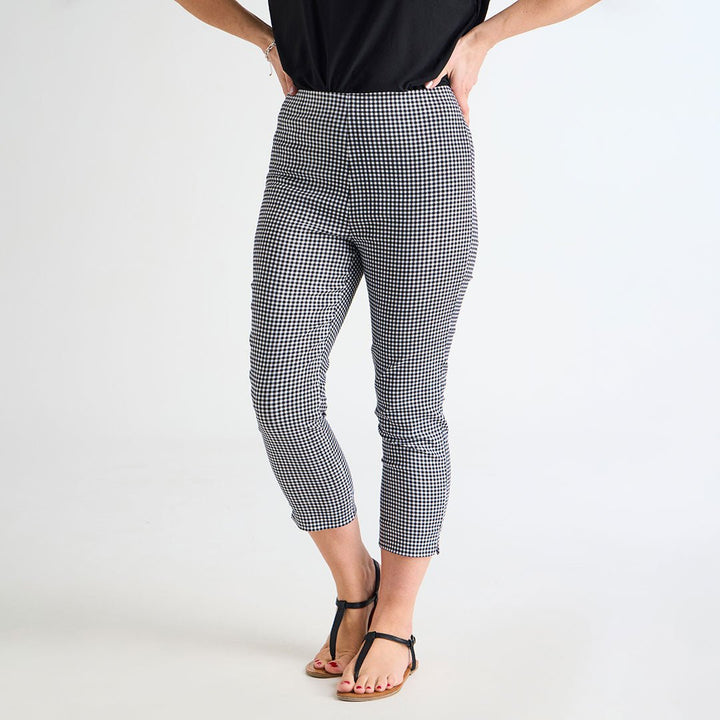 Ladies Bengaline Gingham Trousers from You Know Who's