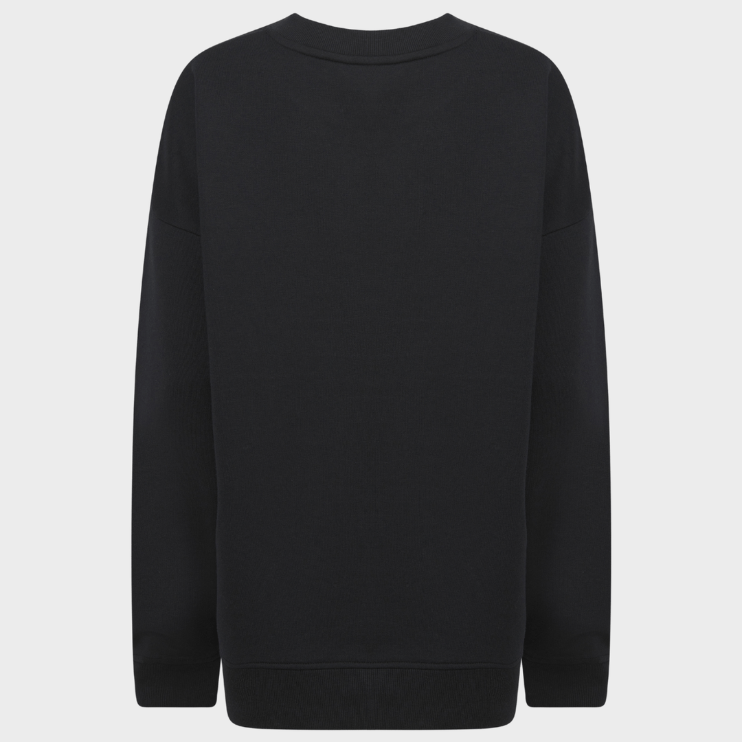 Ladies Black Animal Diamante Sweater from You Know Who's