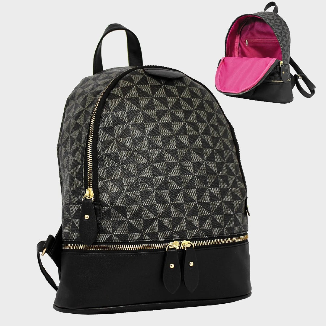 Ladies Black Backpack from You Know Who's