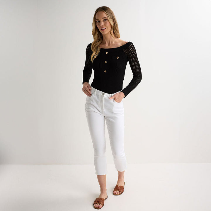 Ladies Black Bodysuit from You Know Who's