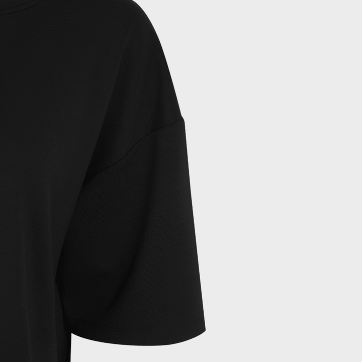 Ladies Black Boxy T-shirt from You Know Who's