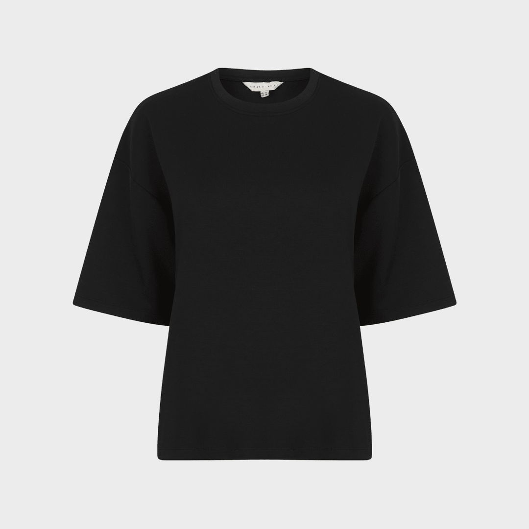 Ladies Black Boxy T-shirt from You Know Who's