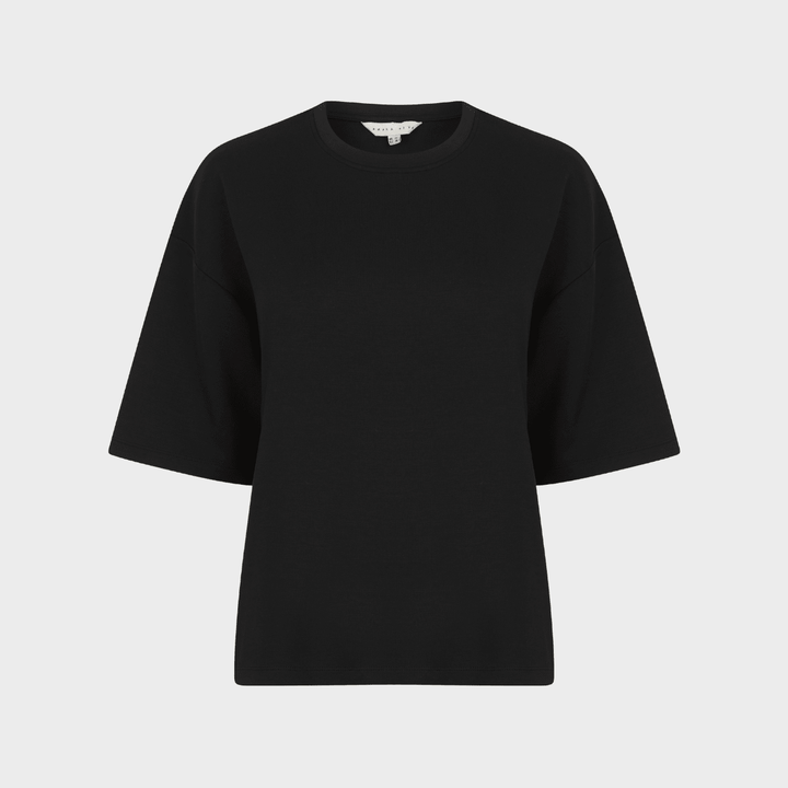 Ladies Black Boxy T-shirt from You Know Who's