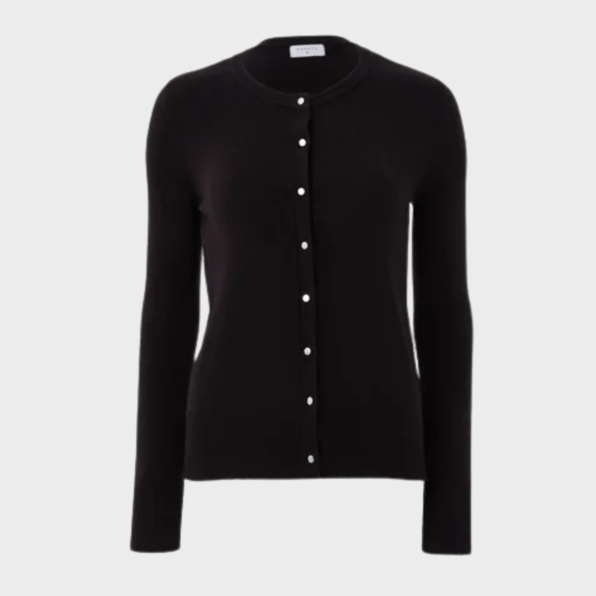 Ladies Black Button Through Cardigan from You Know Who's