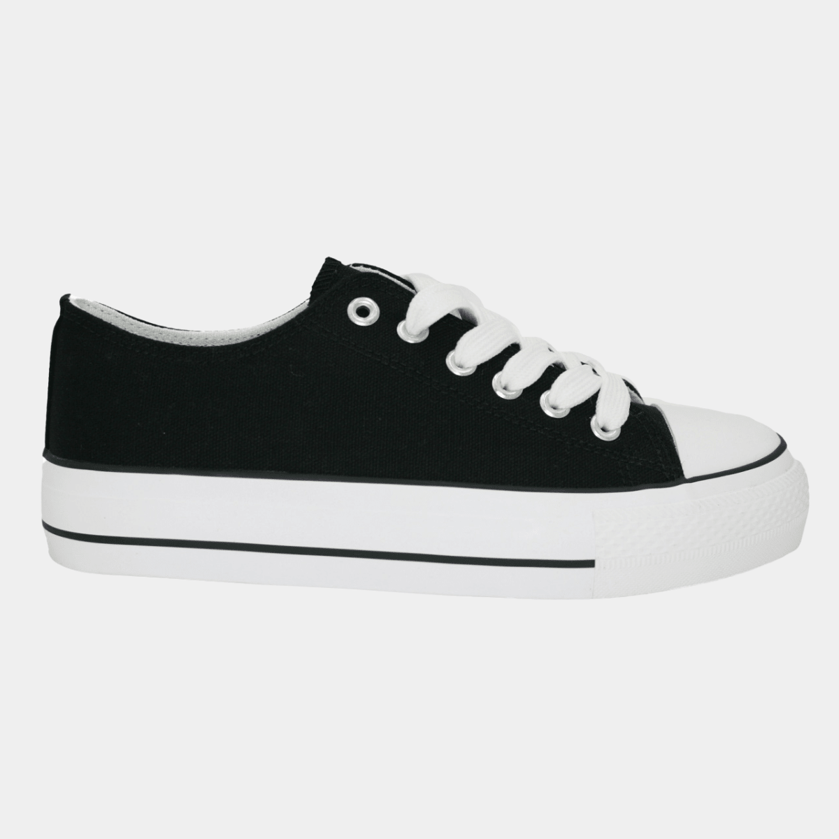 Ladies Black Canvas Pumps from You Know Who's