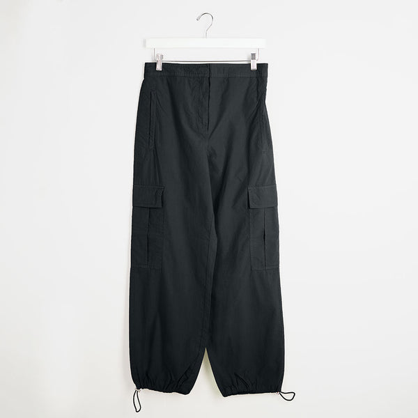 Ladies Black Cargo Parachute Trouser from You Know Who's