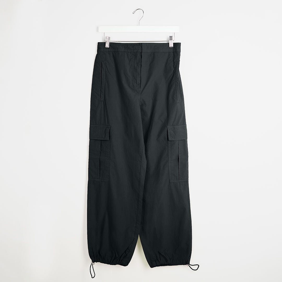 Ladies Black Cargo Parachute Trouser from You Know Who's