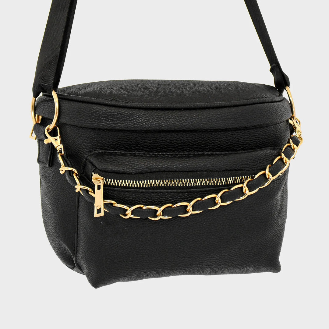 Ladies Black Chain Bag from You Know Who's