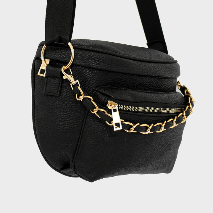 Ladies Black Chain Bag from You Know Who's