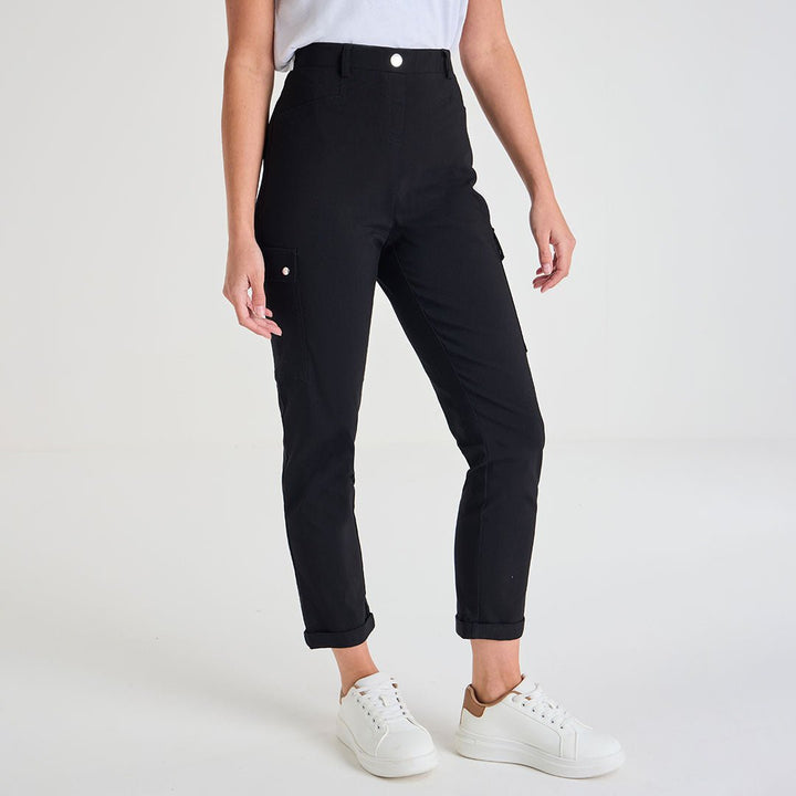 Ladies Black Combat Bengaline Trouser from You Know Who's