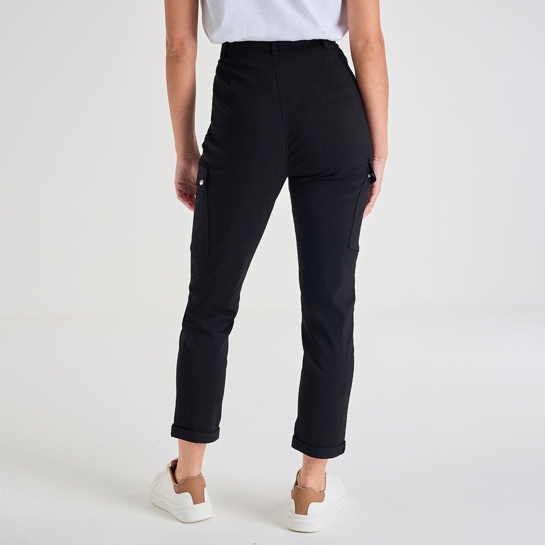 Ladies Black Combat Bengaline Trouser from You Know Who's