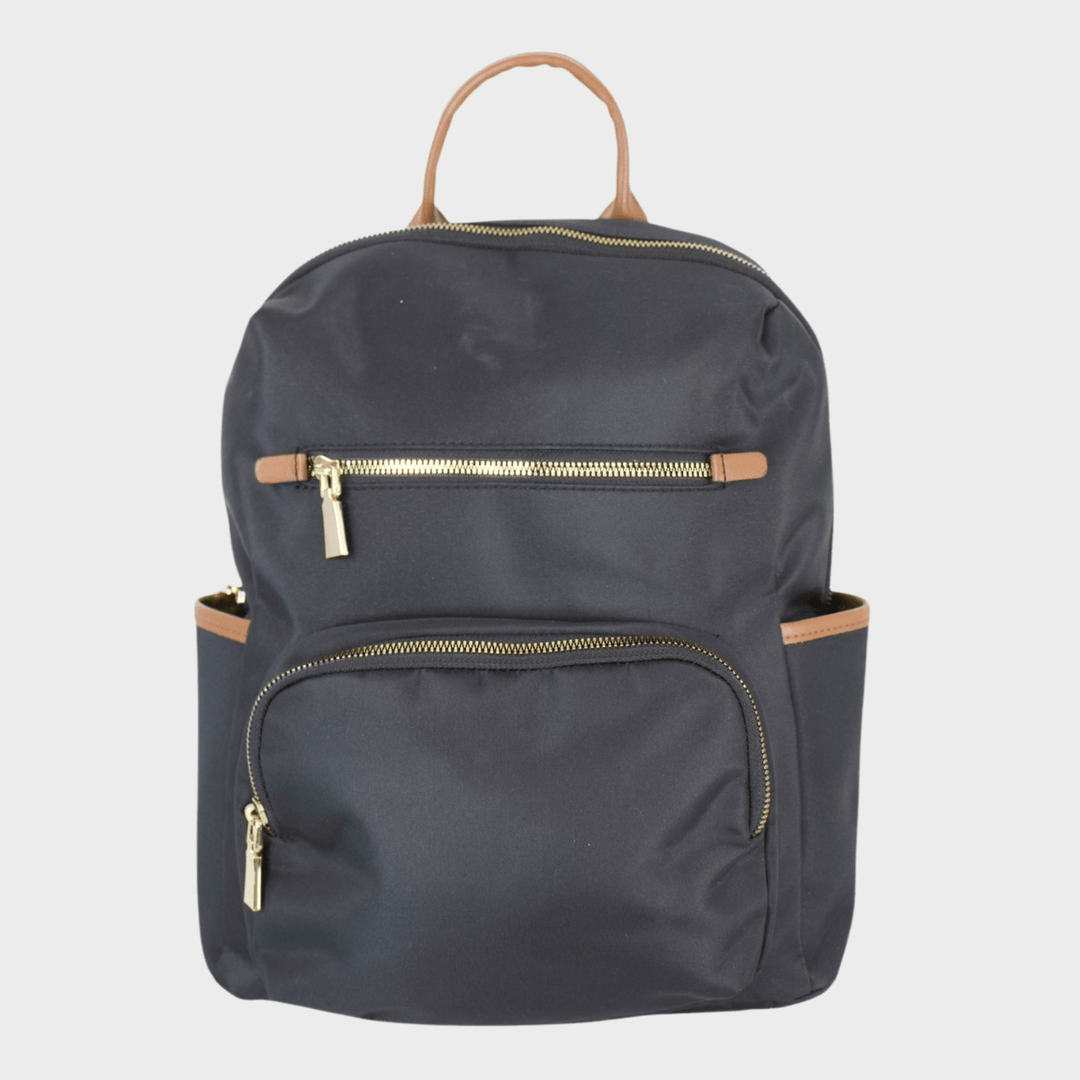 Ladies Black Contrast Backpack from You Know Who's