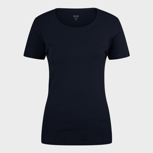 Ladies Black Crew Neck T-Shirt from You Know Who's