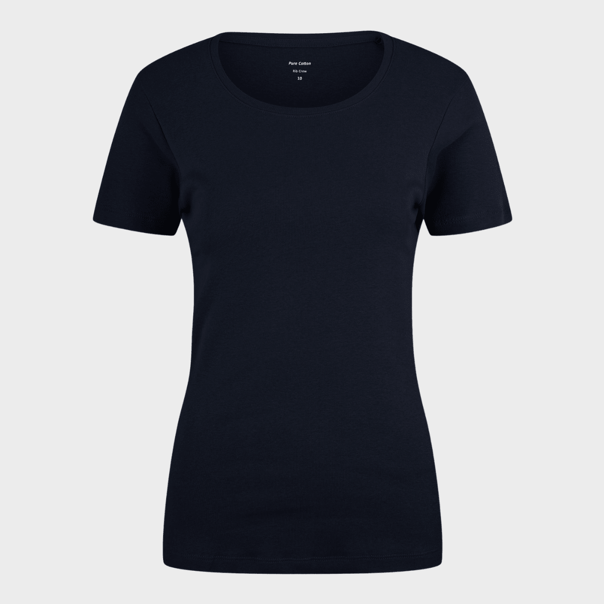 Ladies Black Crew Neck T-Shirt from You Know Who's