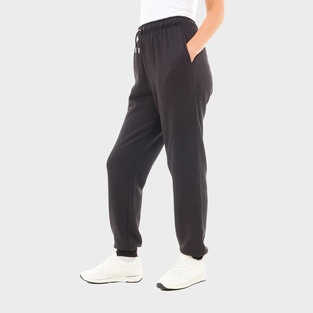 Ladies Black Cuffed Hem Jogger from You Know Who's