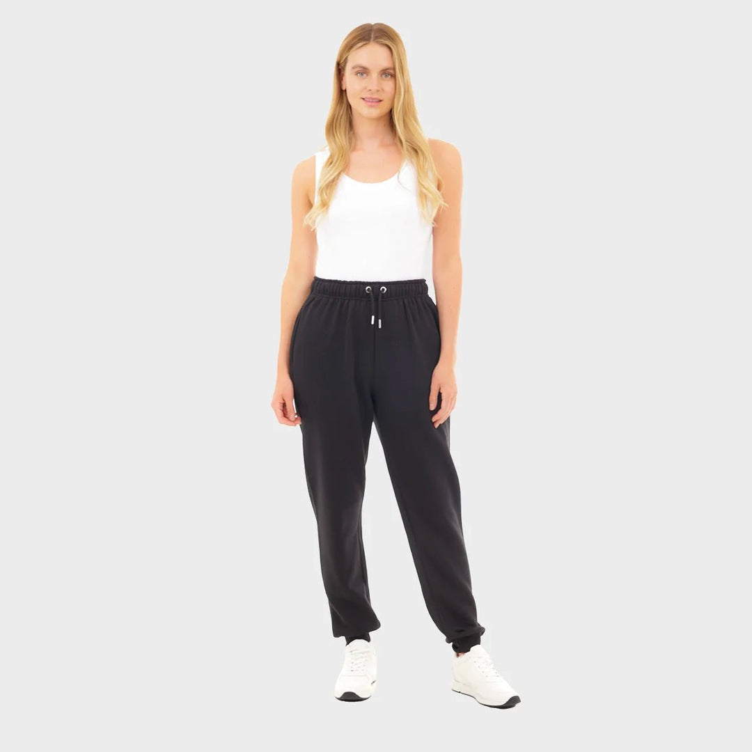 Ladies Black Cuffed Hem Jogger from You Know Who's