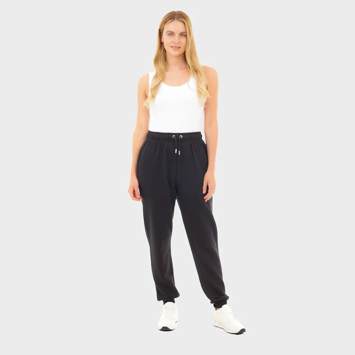 Ladies Black Cuffed Hem Jogger from You Know Who's