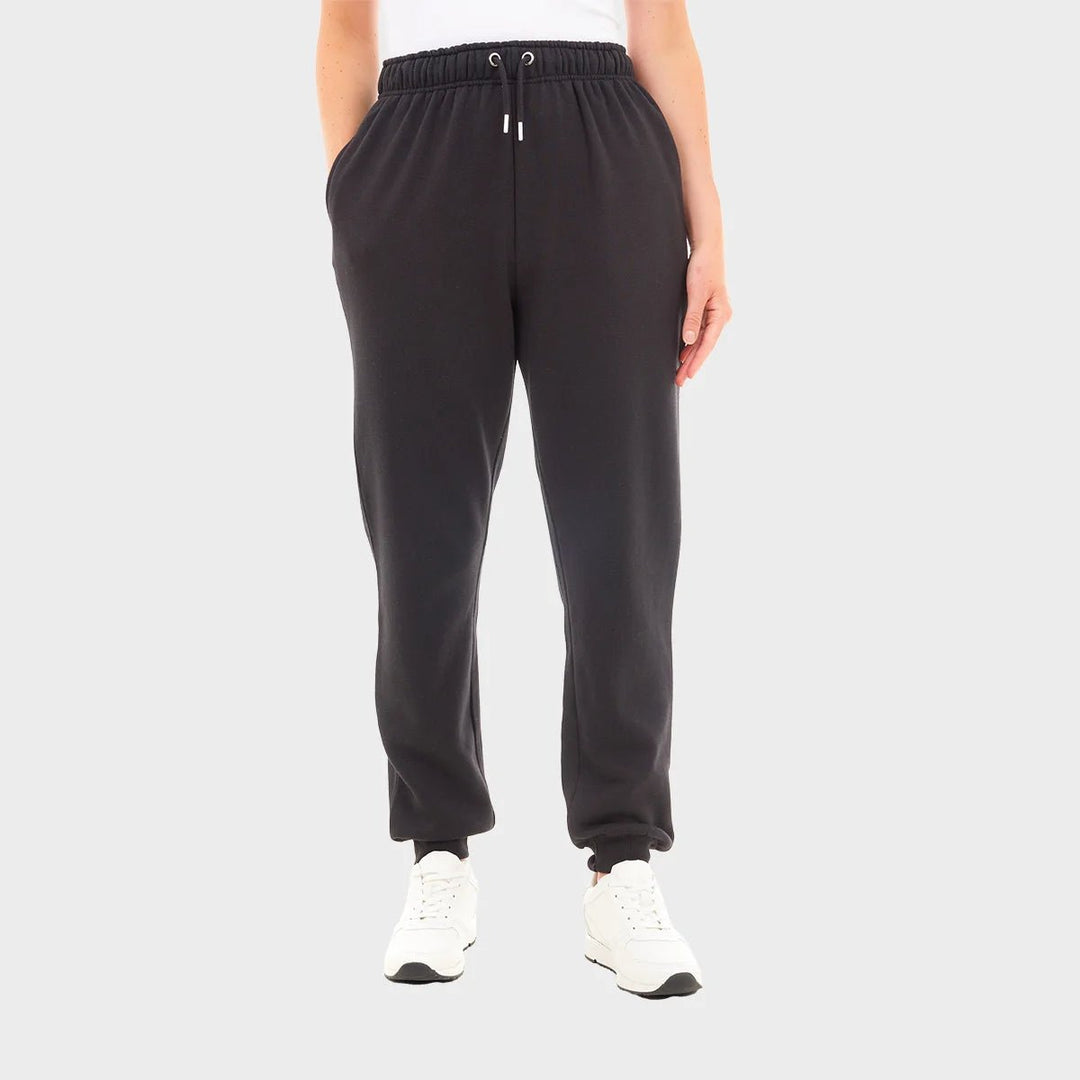 Ladies Black Cuffed Hem Jogger from You Know Who's