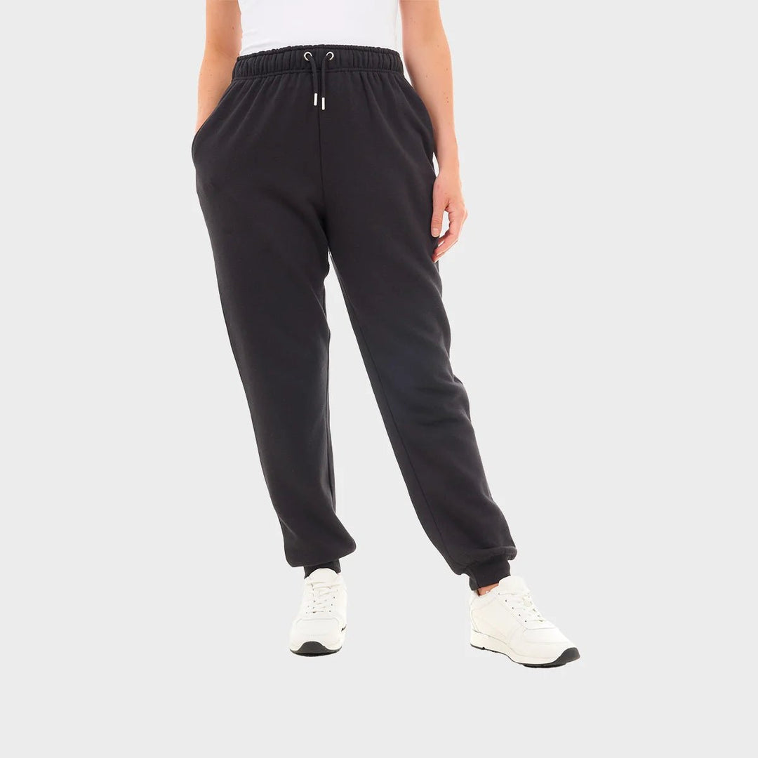 Ladies Black Cuffed Hem Jogger from You Know Who's