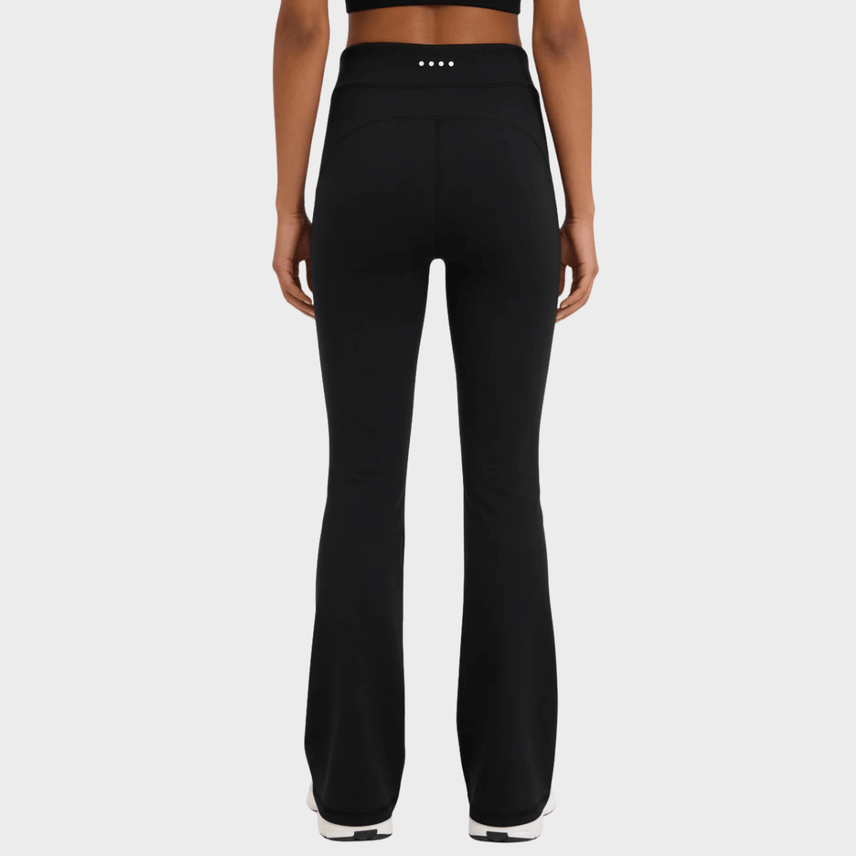 Ladies Black Flared Gym Trouser from You Know Who's
