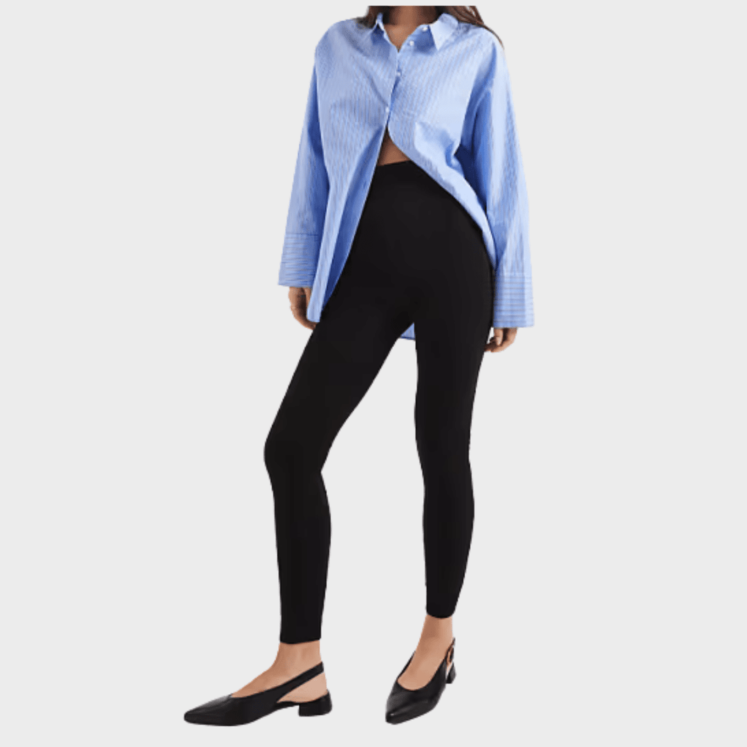 Ladies Black Fur Lined Legging from You Know Who's