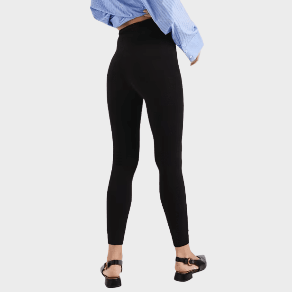 Ladies Black Fur Lined Legging from You Know Who's