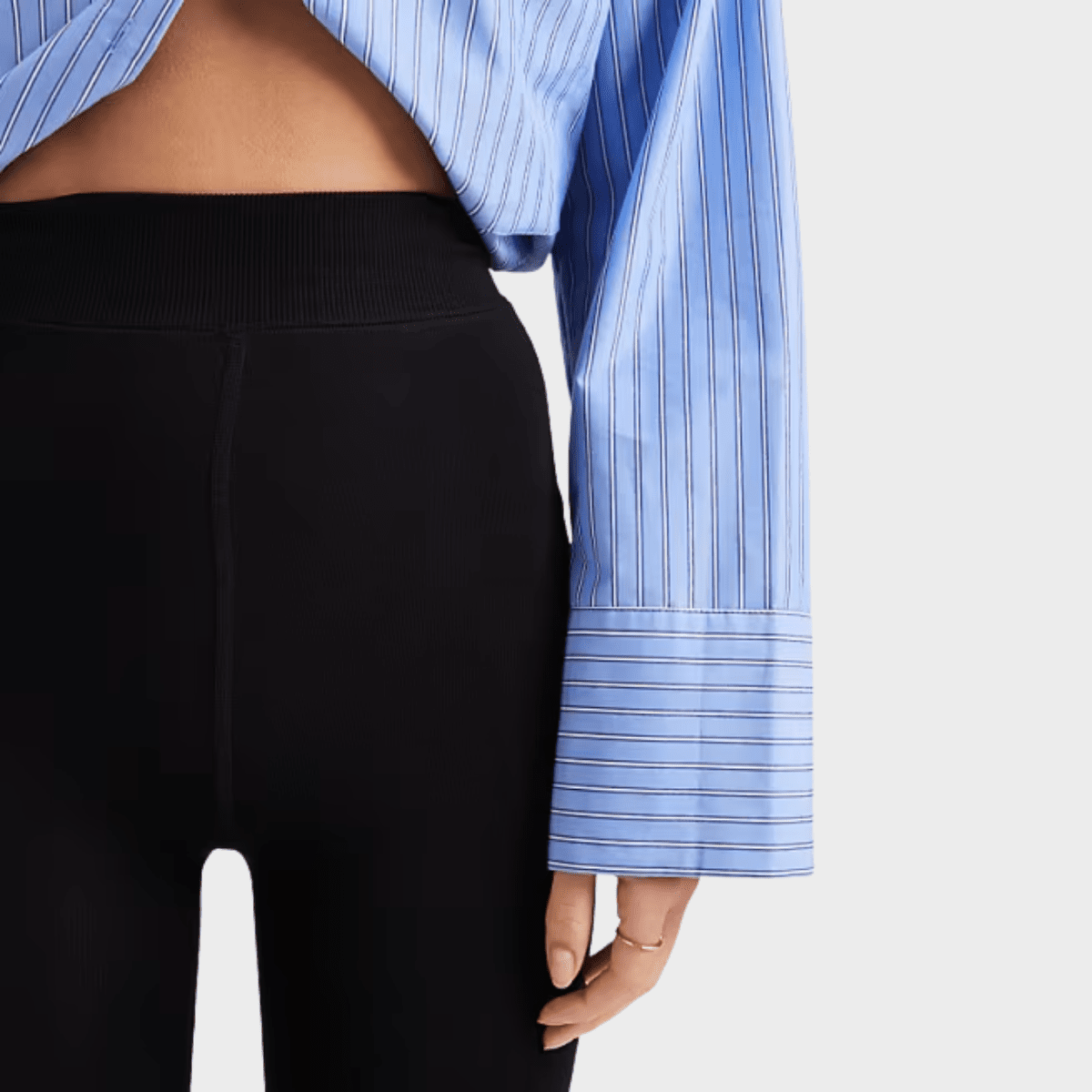 Ladies Black Fur Lined Legging from You Know Who's