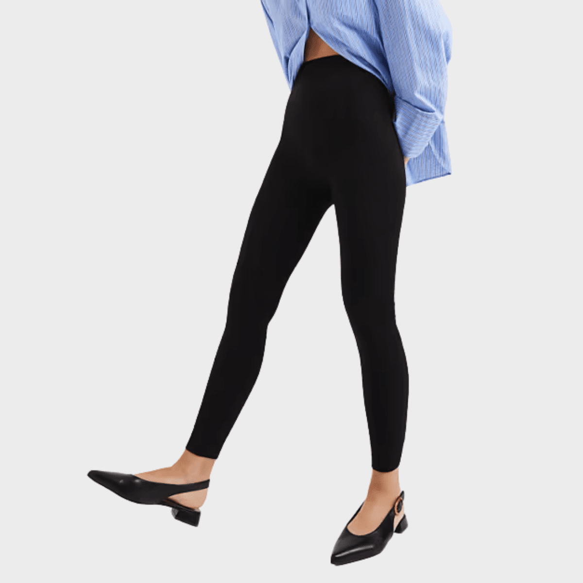 Ladies Black Fur Lined Legging from You Know Who's