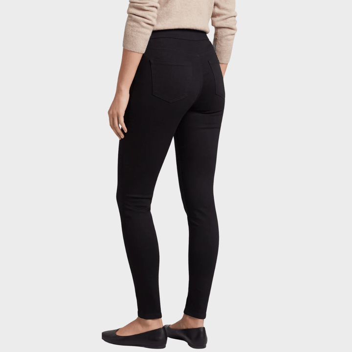 Ladies Black High Waisted Jegging from You Know Who's