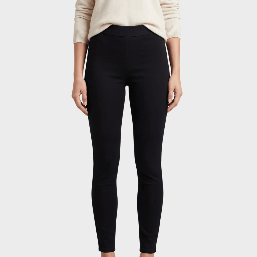 Ladies Black High Waisted Jegging from You Know Who's