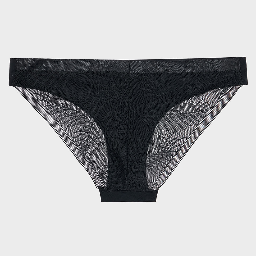 Ladies Black Lace Brazilian Brief from You Know Who's