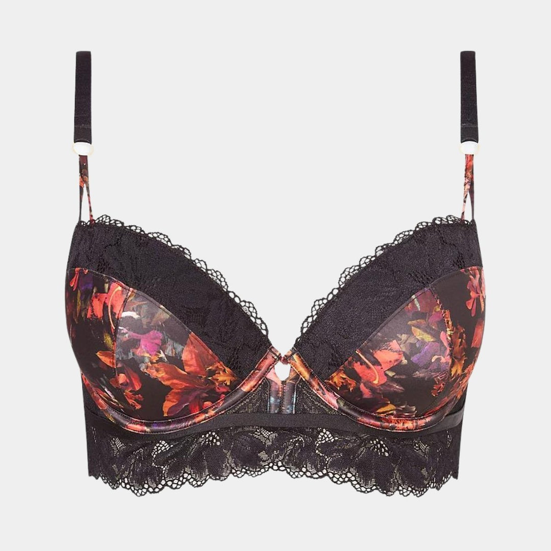Ladies Black Lace Plunge Bra from You Know Who's