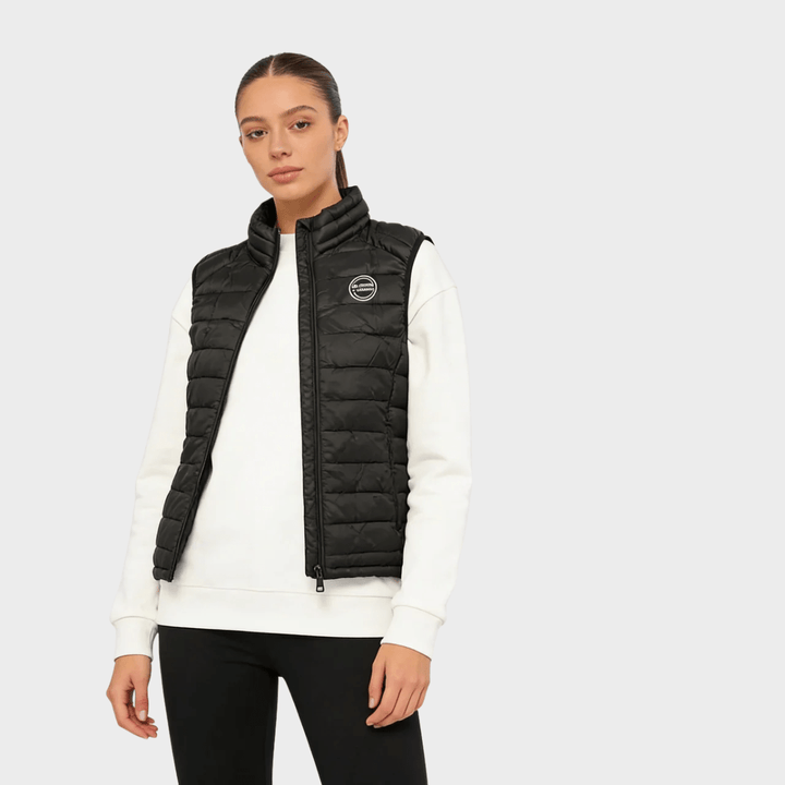 Ladies Black Lee Cooper Gilet In A Bag from You Know Who's