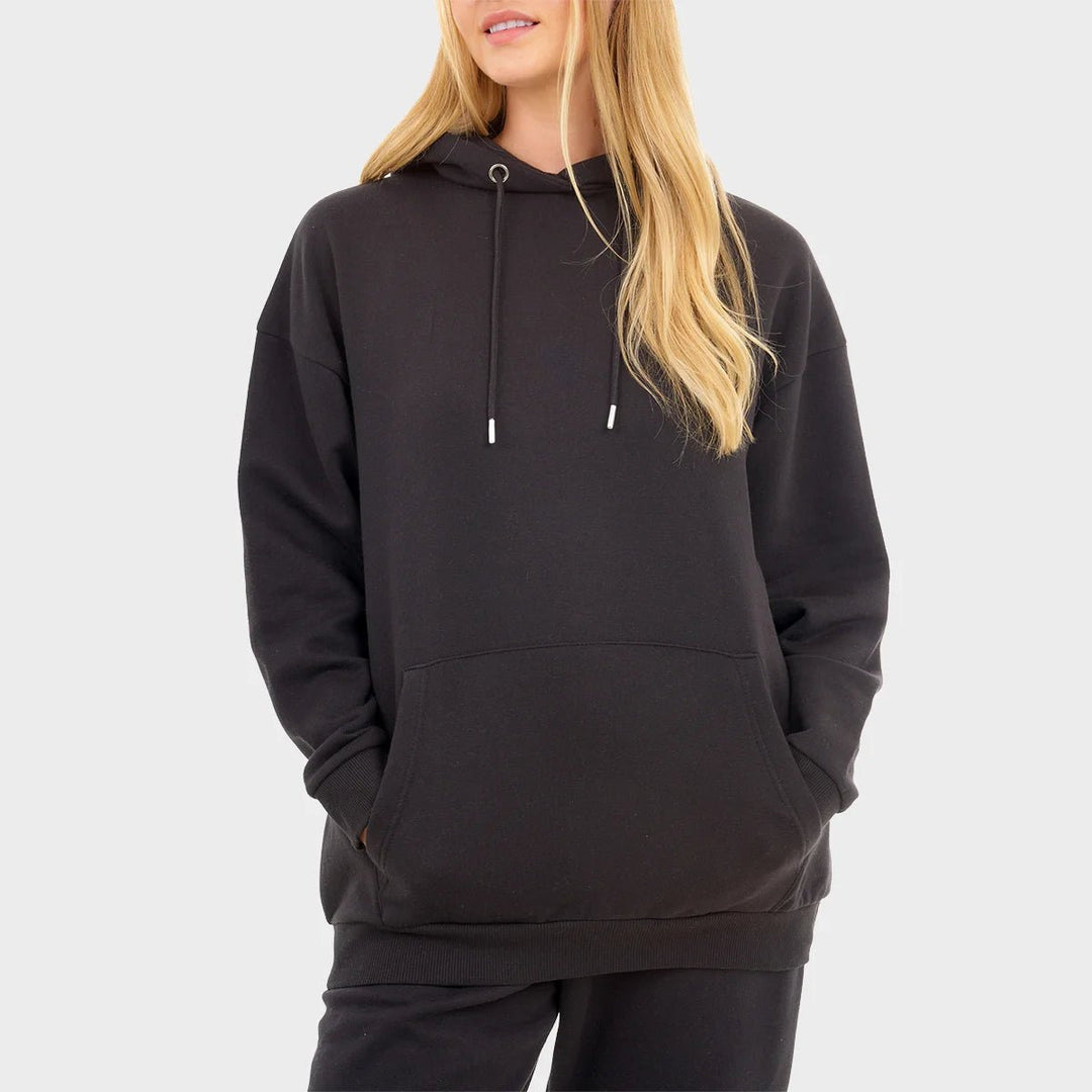 Ladies Black Oversized Hoodie from You Know Who's