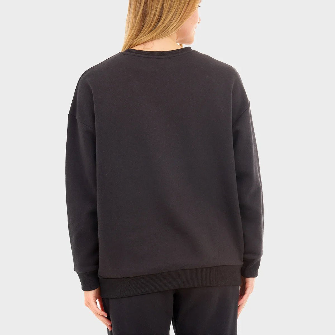 Ladies Black Oversized Sweatshirt from You Know Who's